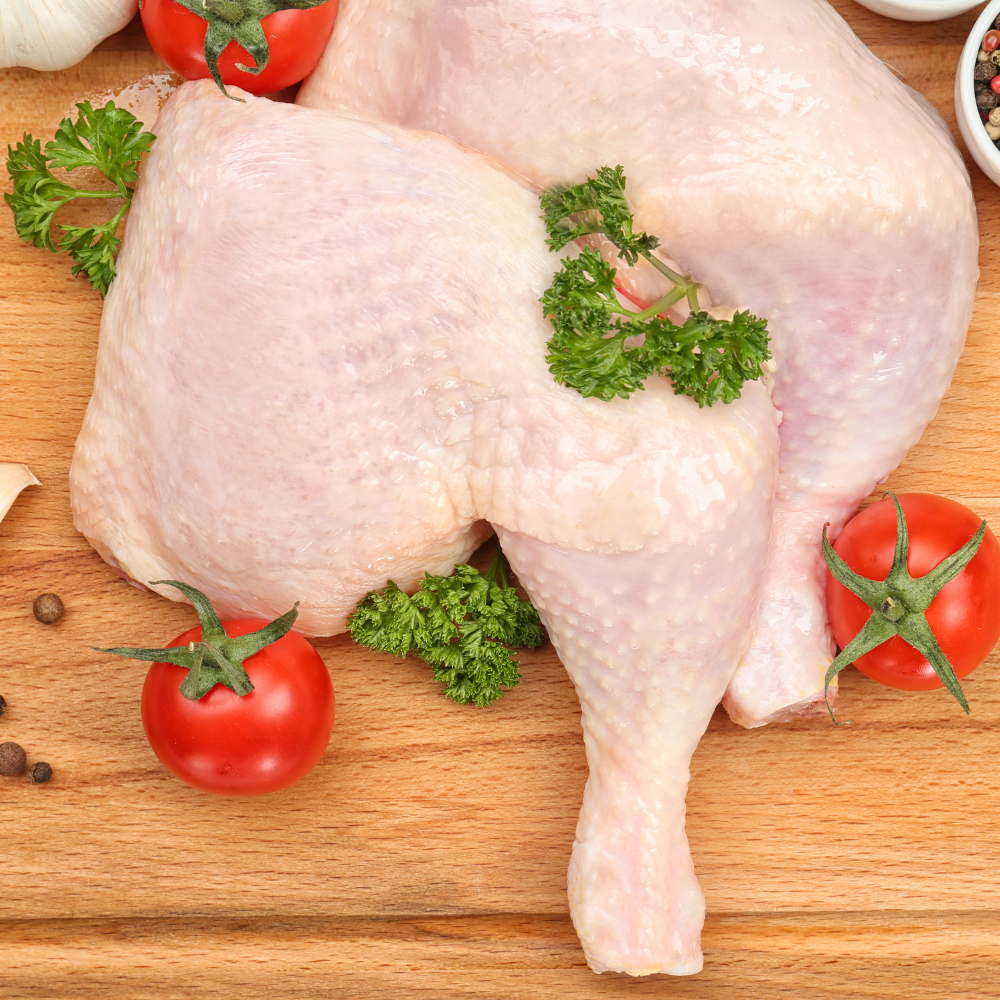 福岡県産 はかた地どり 骨付きモモ 2本