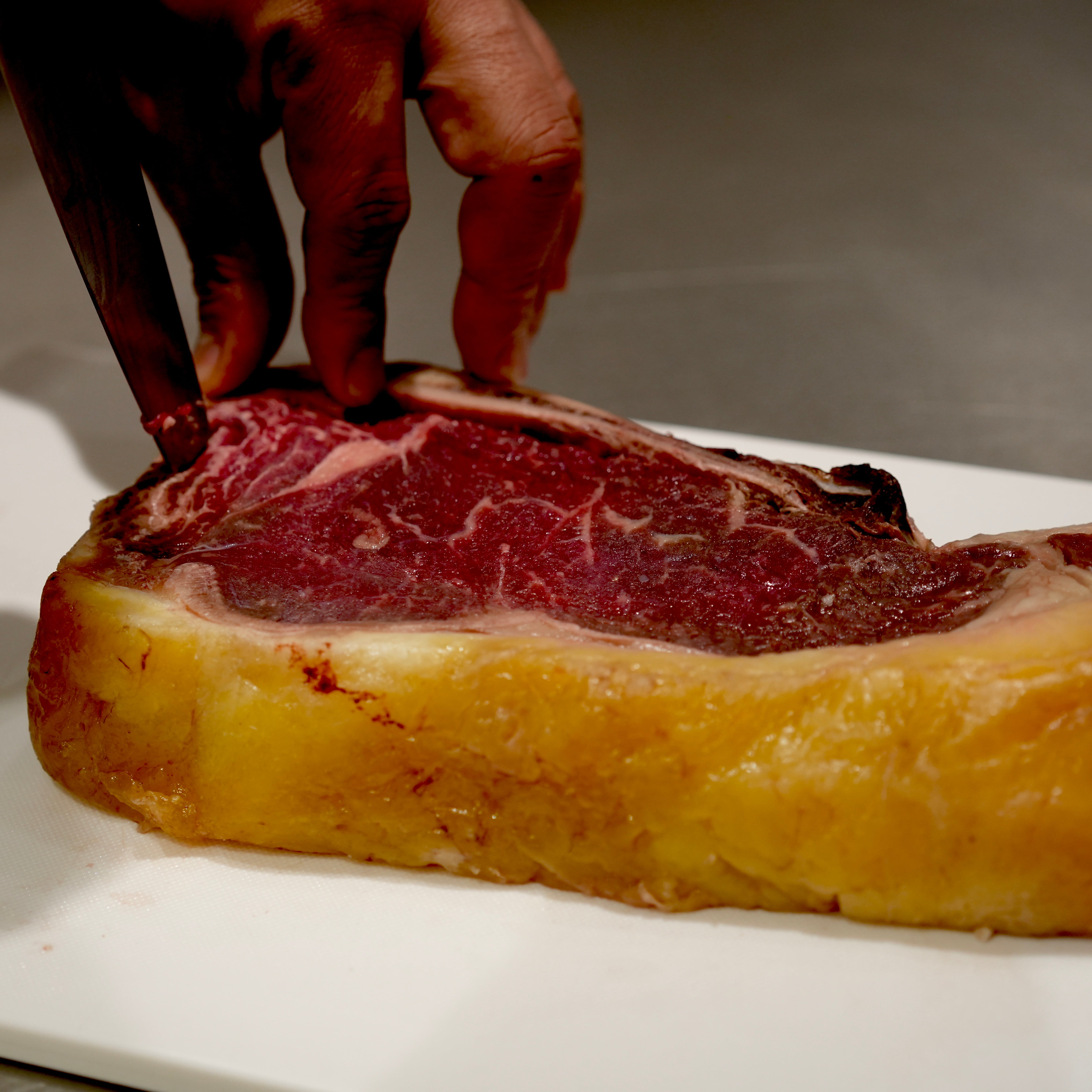 【世界一のステーキに認定】スペイン産 長期熟成 ルビアガジェガ牛 ( ルビアガレガ ) 骨付きストリップロイン