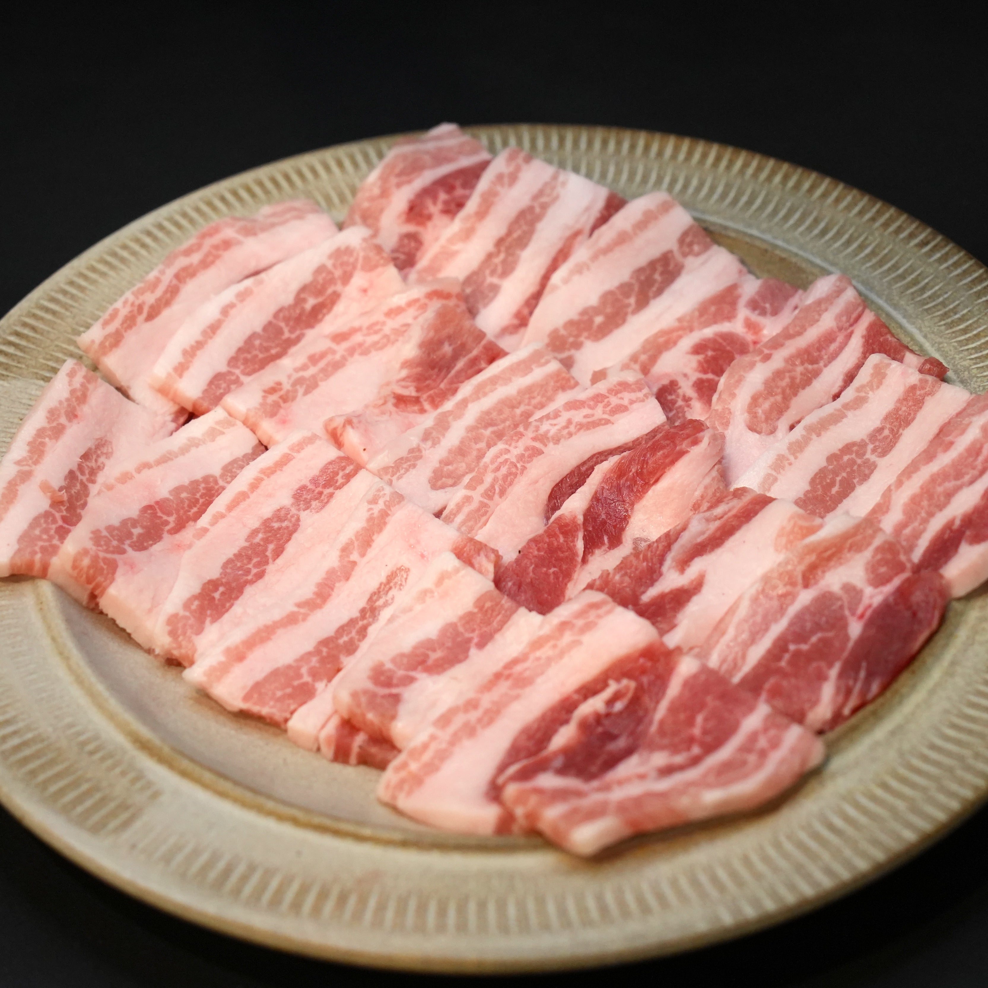 国産 やまと豚 バラ肉 焼肉 カット 500㌘