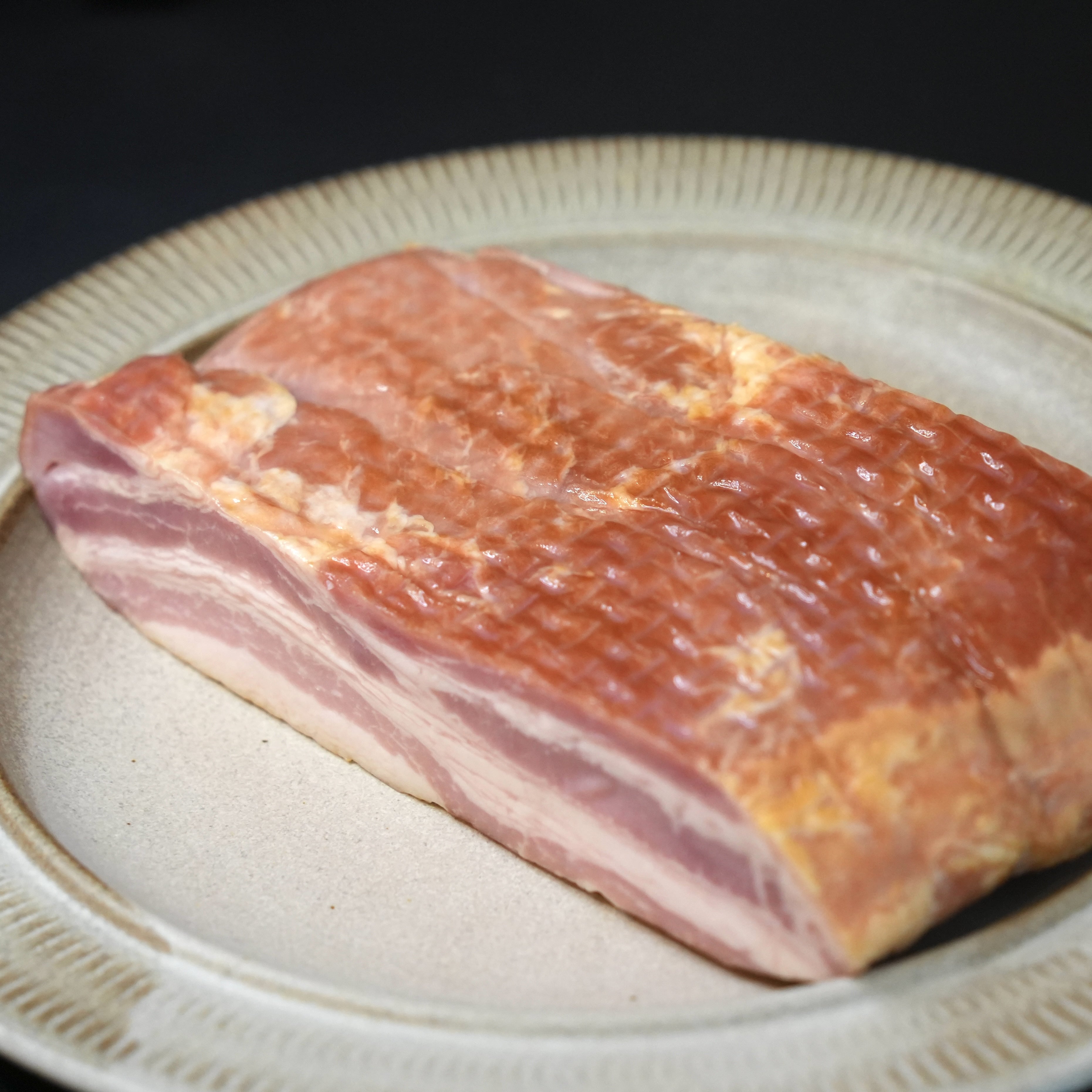 アーモンドポーク ベーコンブロック 約500㌘