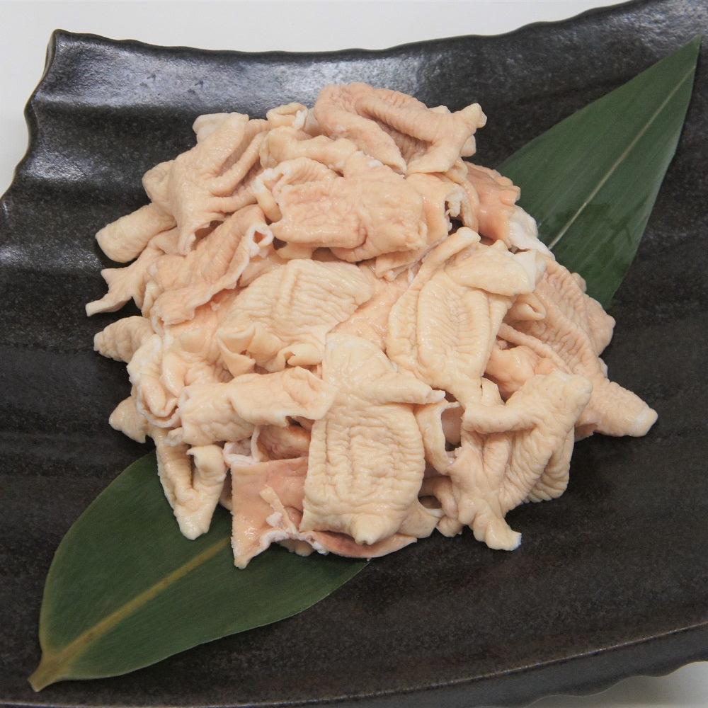 国産 豚モツ(大腸) 煮込み用 カット 500㌘