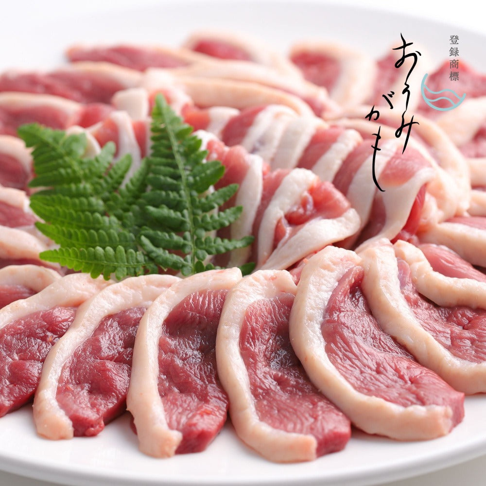 国産 銘柄鴨 近江鴨 ロース ブロック 約800㌘