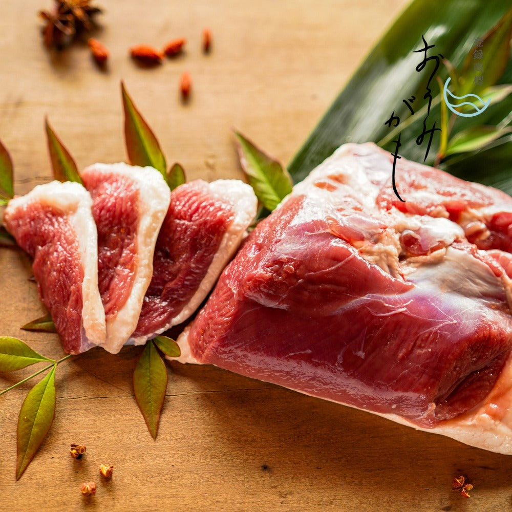 国産 銘柄鴨 近江鴨 ロース ブロック 約800㌘