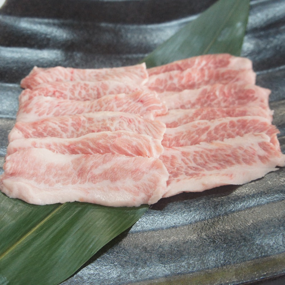 米国産 氷温熟成 黒豚 トントロ 焼肉 カット 500㌘