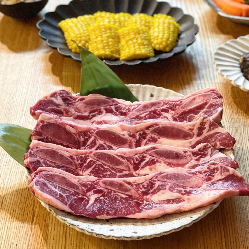 米国産 骨付きカルビ 1㎝カット 500㌘