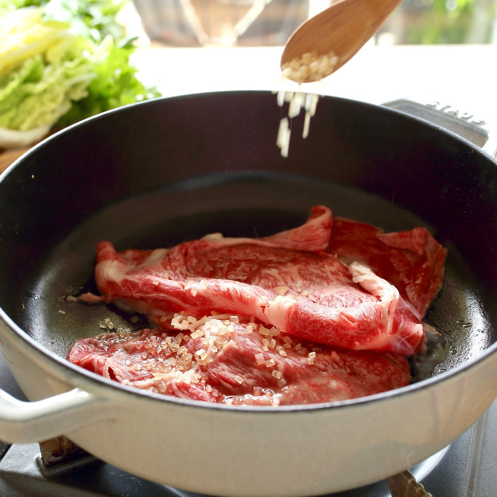 【選べる部位】国産 黒毛和牛 すき焼きカット 牛脂付き