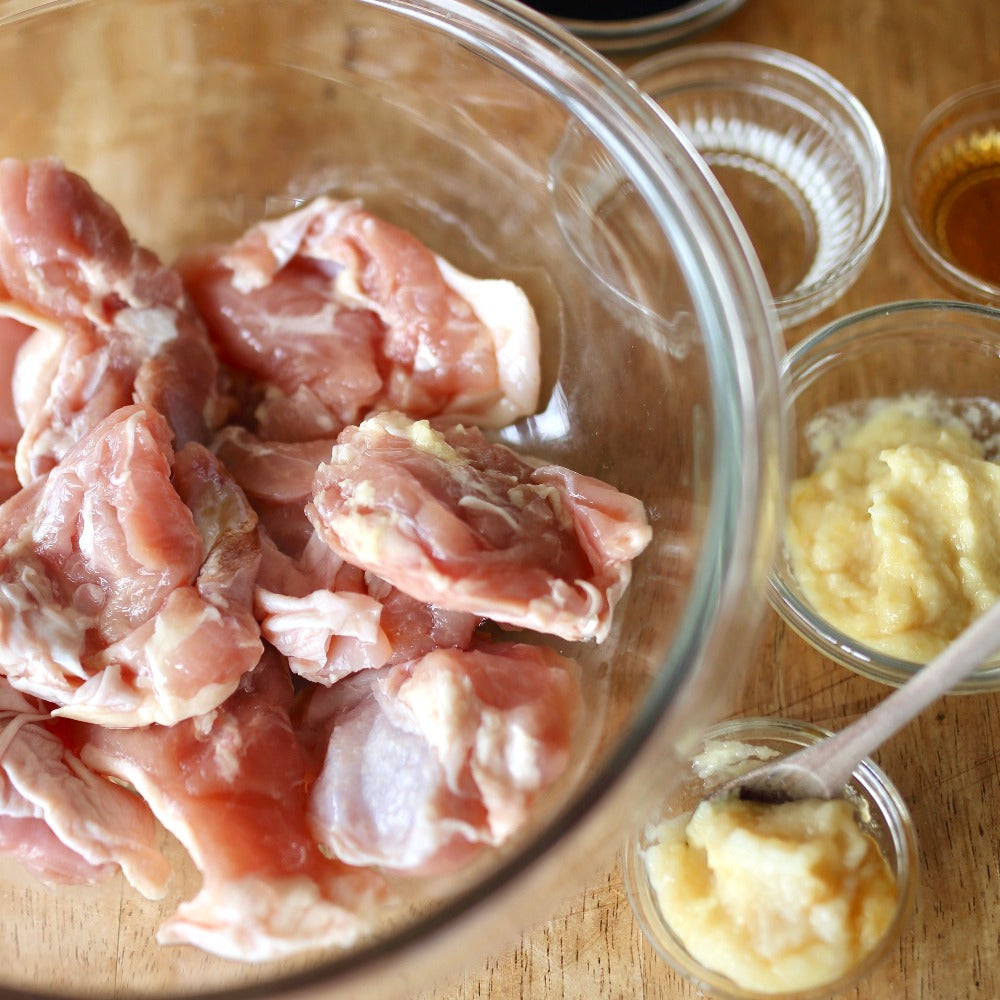 国産 大山鶏モモ 角切り 500㌘