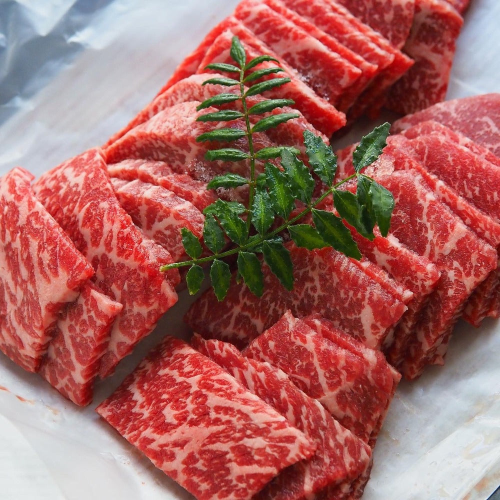 国産 黒毛和牛 モモ 焼肉カット 500㌘