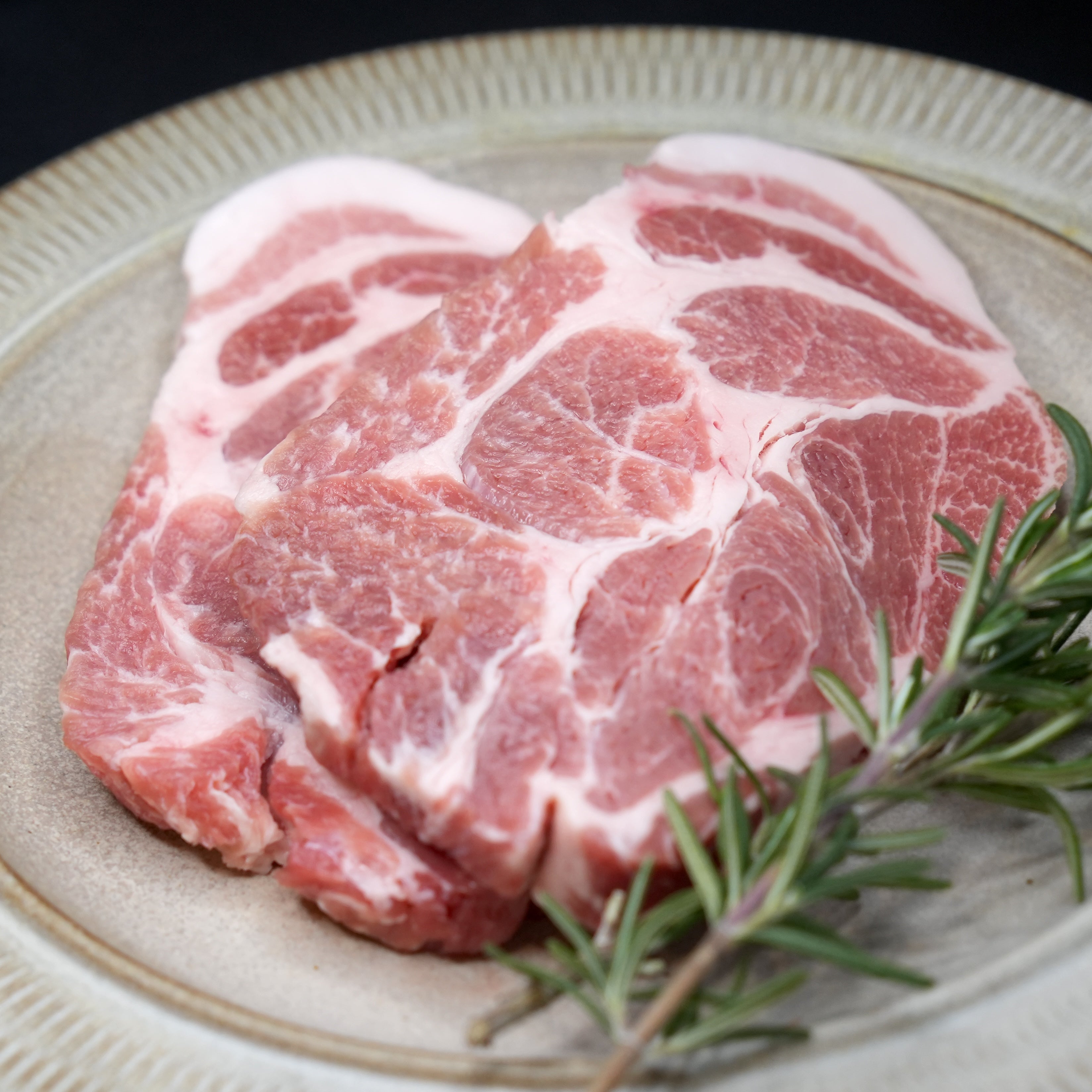 国産豚 厚切りカタロース モクサル用 600㌘