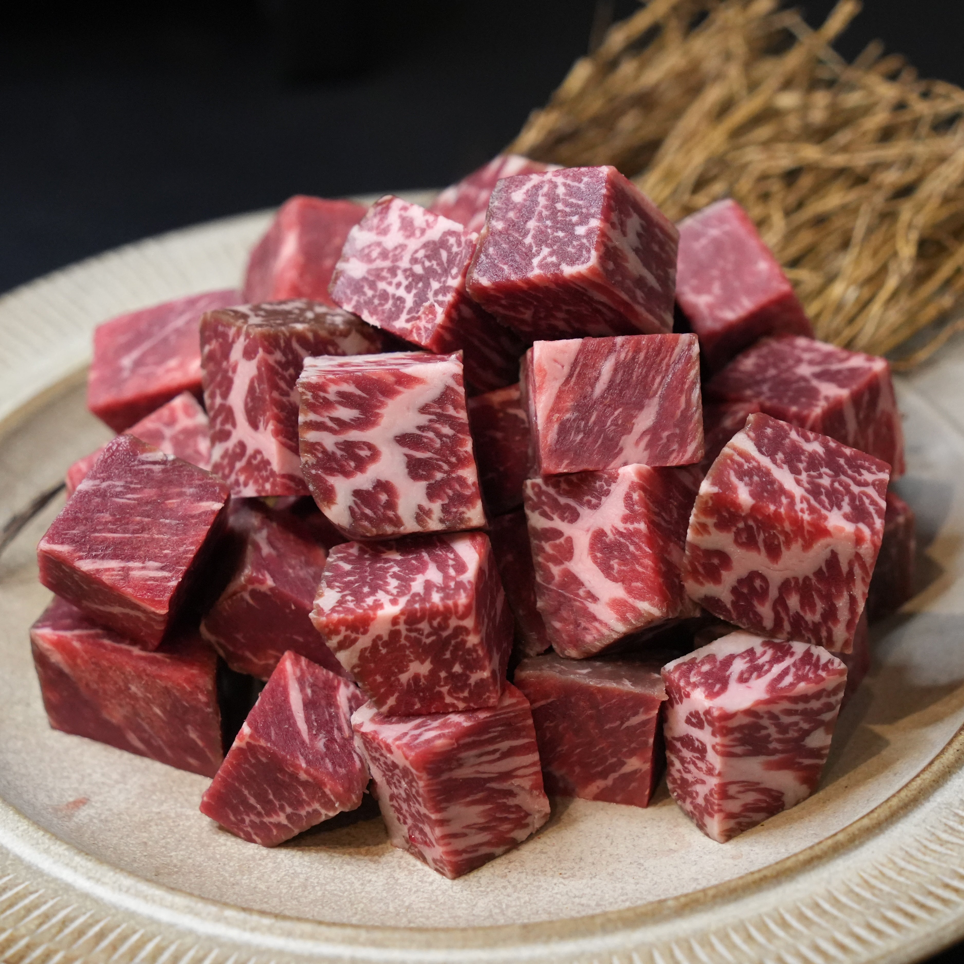 国産 黒毛和牛 サイコロステーキ 500㌘