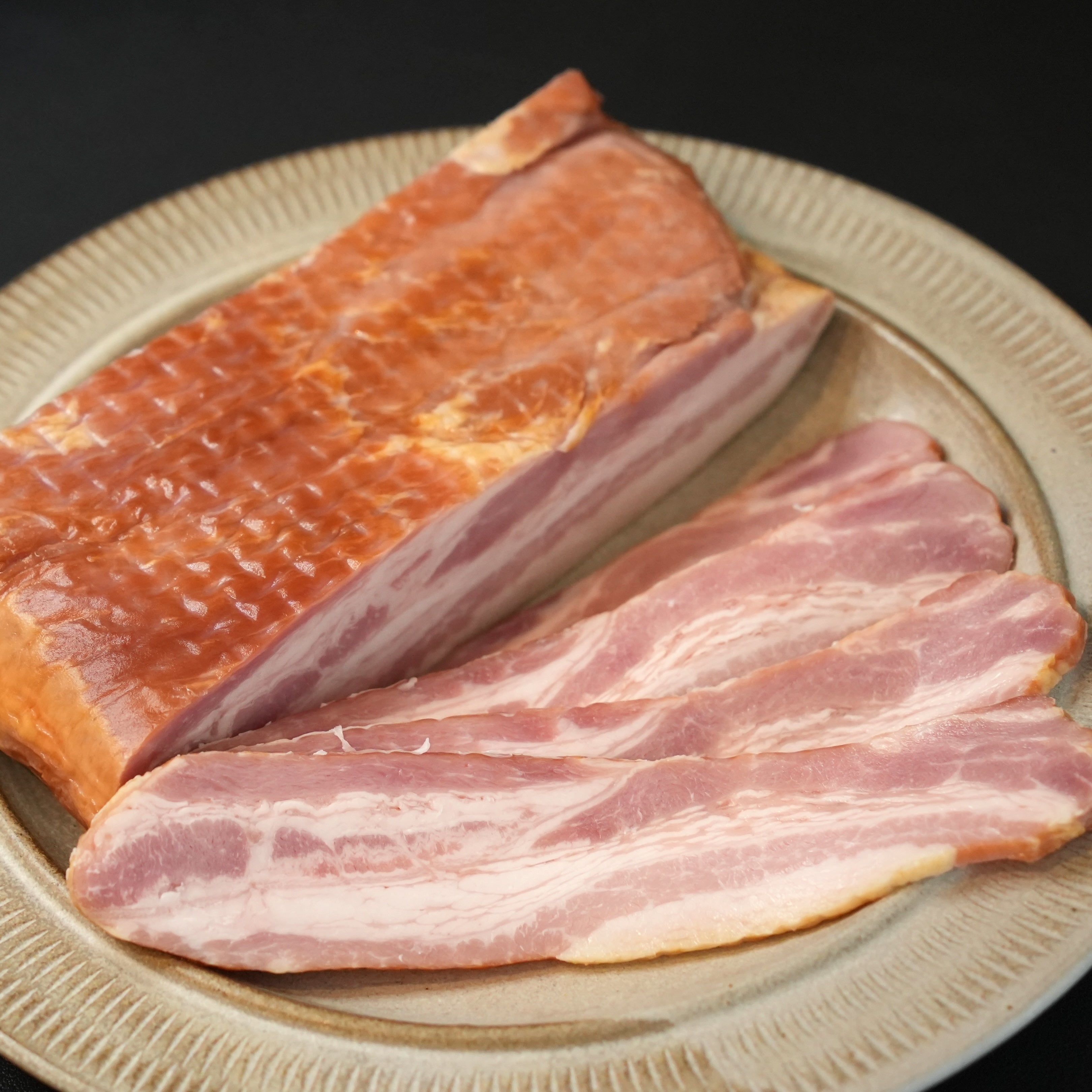 アーモンドポーク ベーコンブロック 約500㌘