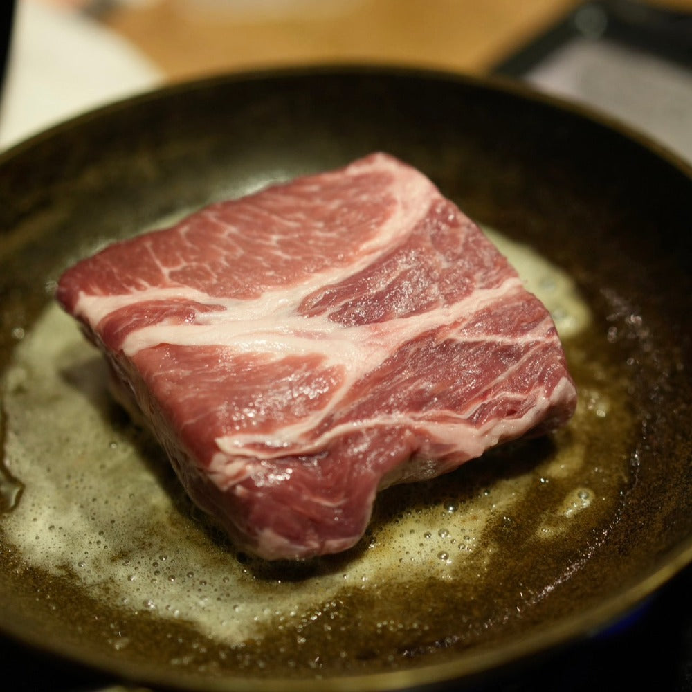 肉屋大石 国産 豚カタロース ブロック 500㌘  2