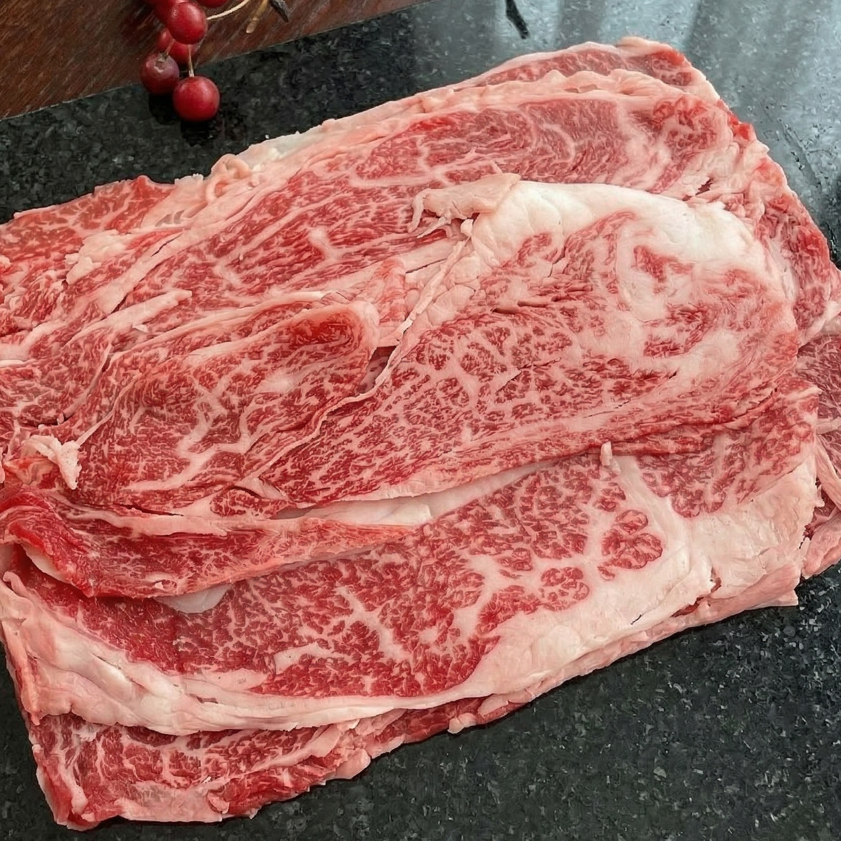 【数量限定】国産 黒毛和牛 肩ロース スライス 400㌘