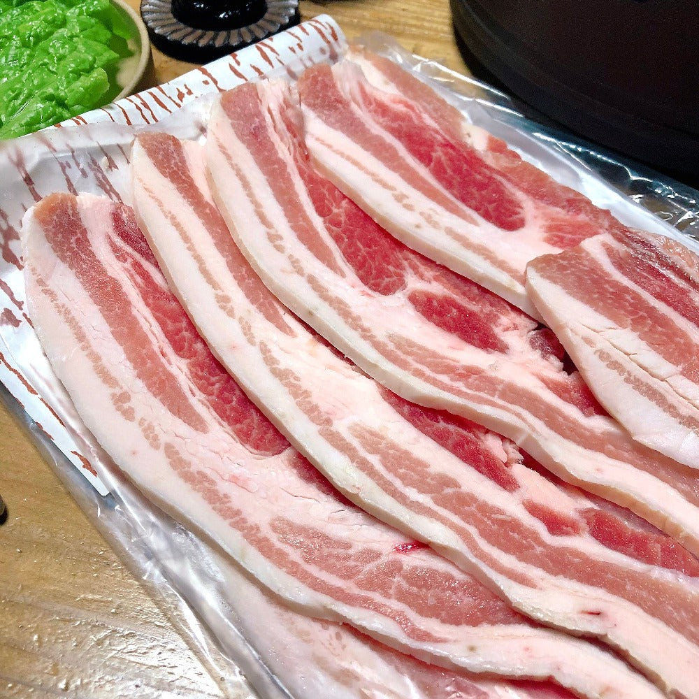 国産 豚バラ肉 サムギョプサル カット 500㌘